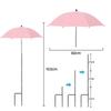 Plant Shade Umbrella with Metal Stake Weatherproof Sun Shade Cloth Outdoor Plant Flowers Potted Sun Protection Garden Supplies
