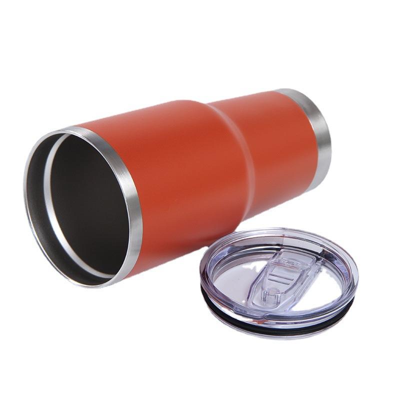 European And American 30Oz Car Cup Pro 304 Stainless Steel Vacuum Color Spray Belly Cup, Portable Car Cup
