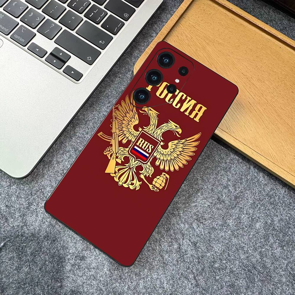 Russian Flag Phone Case For Samsung S 24 Fe 25 Ultra Plus 20 Lite 21 30 22 23 24 22 Ultra 5G Fundas