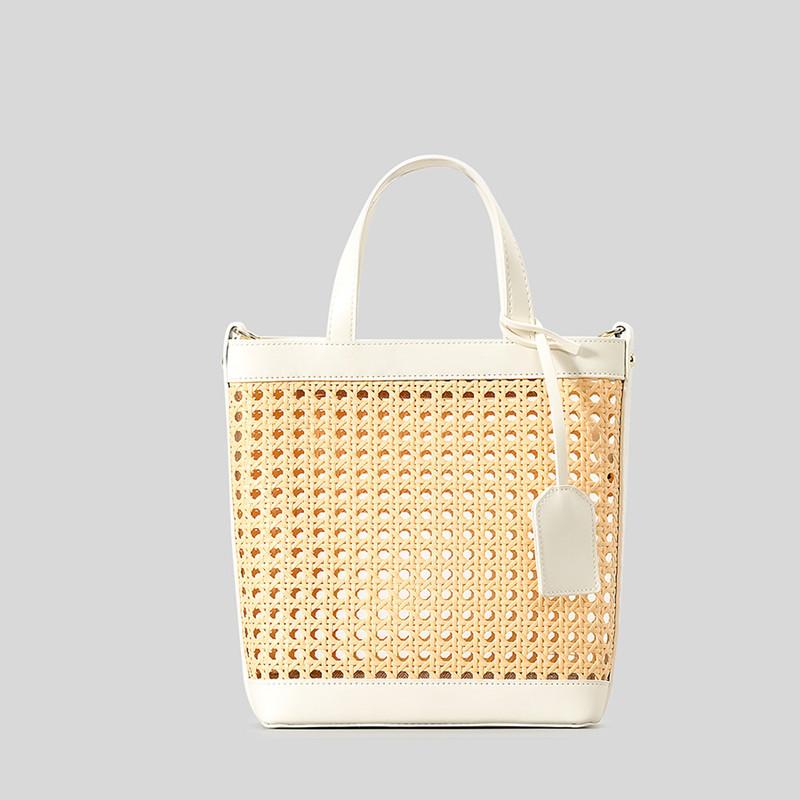 2025 Luxury Designer Women's Straw Beach Bag Ladies Woven Grass Handbags Summer Totes New Fashion Crossbody Shoulder Bag