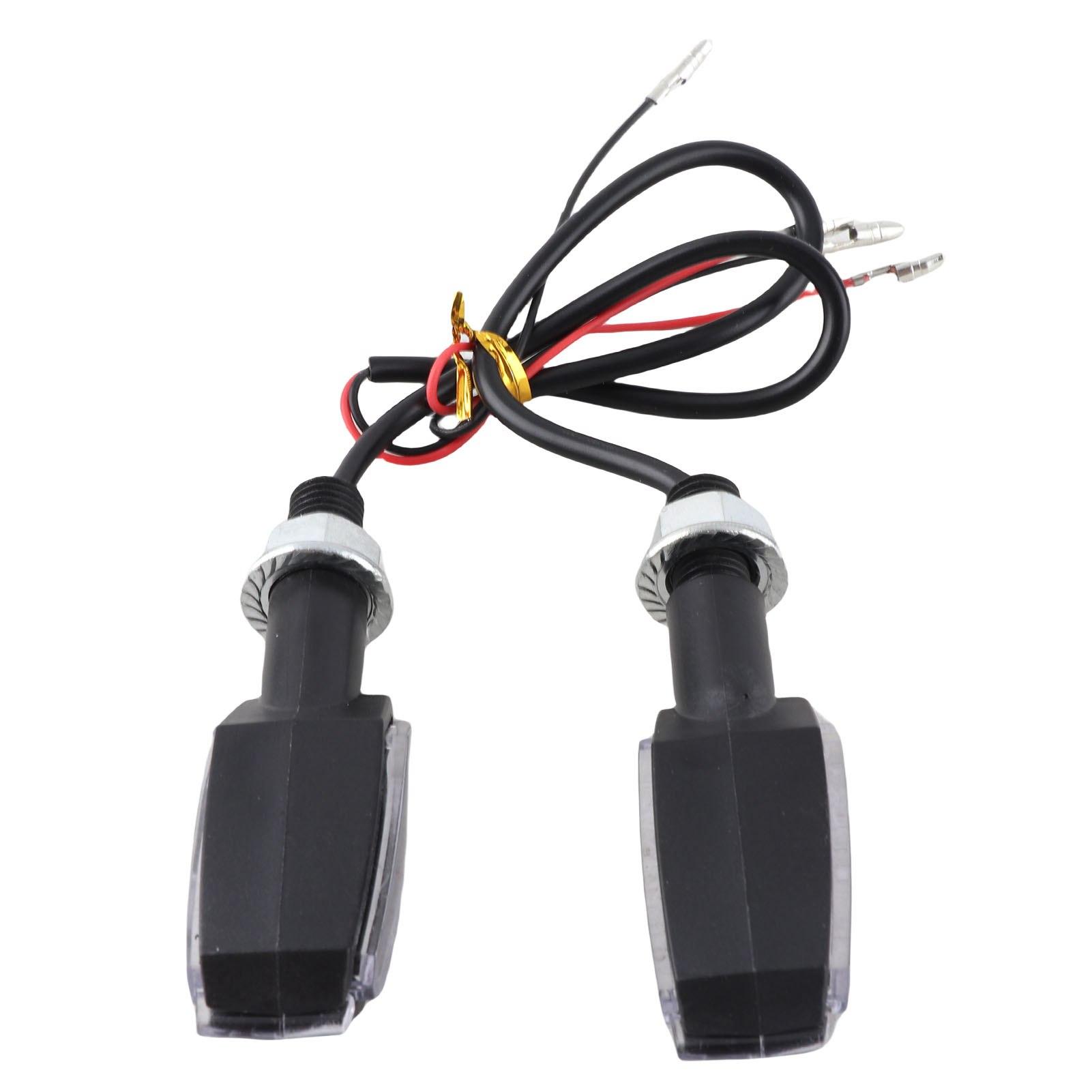 Motorcycle Double Sided LED Turn Signal Indicator Light Lamp Accessory Fit for
