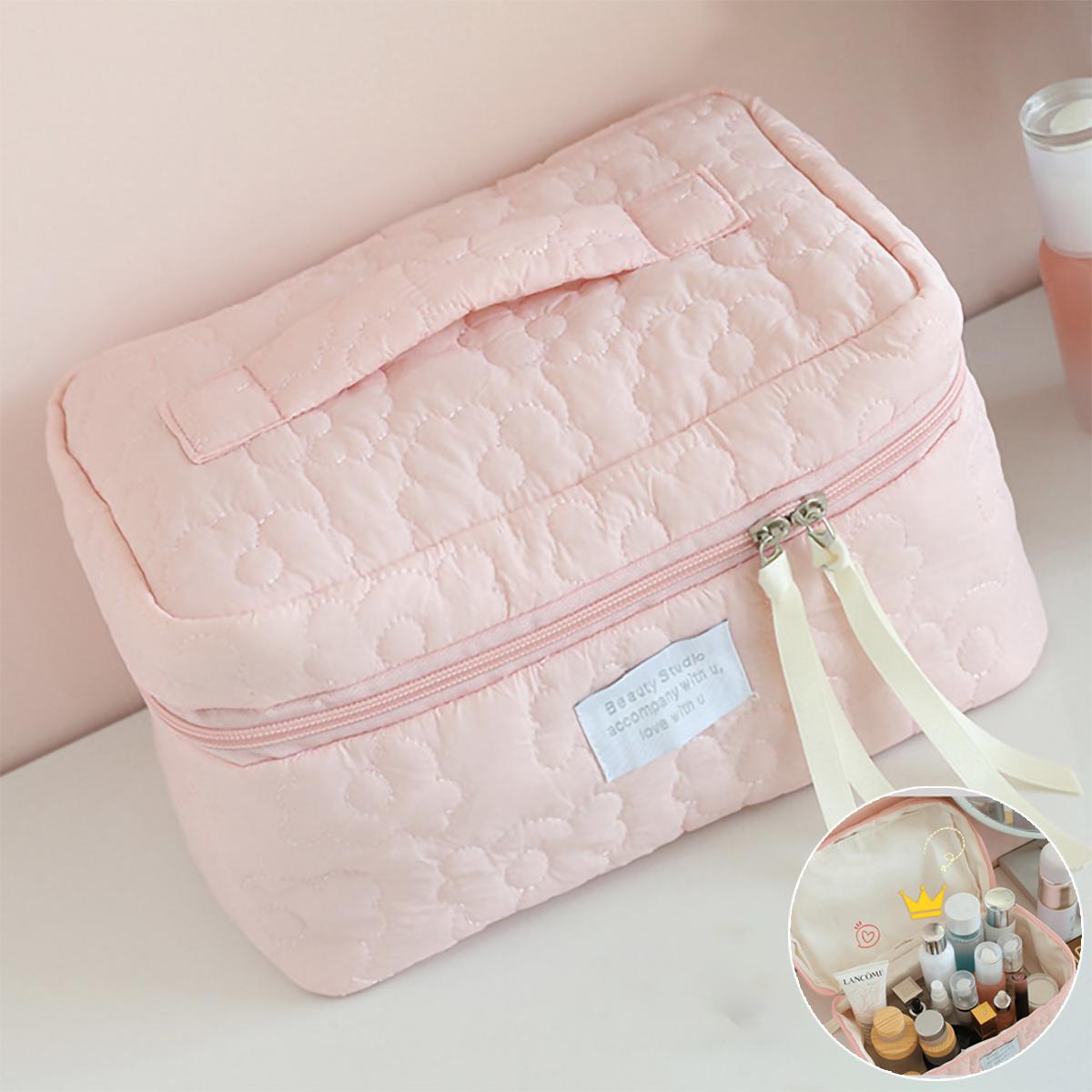 

Ins Style Candy Color Косметичка Новая Легкая Роскошная Женская Сумка Упаковка Помады Портативная Дорожная Косметичка Для Хранения Туалетных Принадлежностей розовый