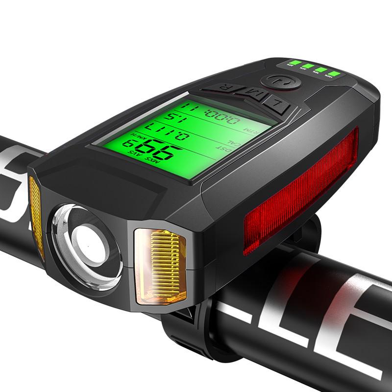 Bike Speedometer Waterproof Bicycle Light Computer Cycle