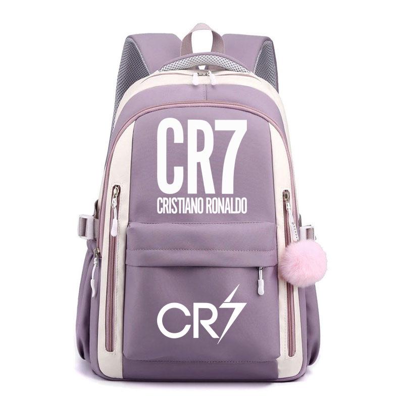 Large Capacity Schoolbag with Shoulder Strap; Student Three-piece Pencil Case Set