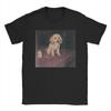Lustiger Rauchender Spielzeug Pudel Hund Zigarette Bier Gen Z T-Shirts Reines Baumwoll-T-Shirt für Unisex Lockeres T-Shirt Kurzarm YK Freizeit-T-Shirts