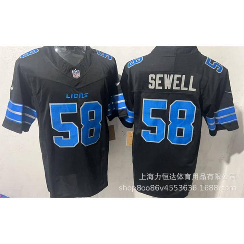 NFL Lions Vintage Embroidered American Football Jersey 5132 Team Game Uniform Men Women