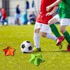 Football Skill Development Tool Star Shape Training Markers Weatherproofed Cones For Agilities Speed Drill