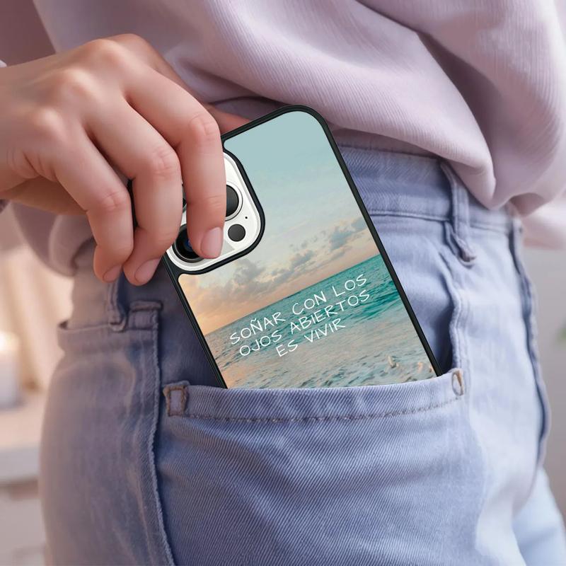 Spanish Quotes Phone Case For iPhone 17 Air 15 16e 14 13 Pro Max Coque 12 11 Pro Max PLUS cover