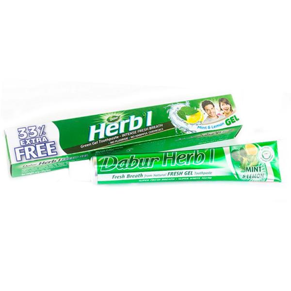 

Гель для зубів з лимоном та м ятою, Herb l Mint Lemon, Dabur (43634035) 80g