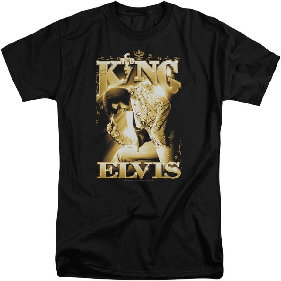 Elvis - Mens The King Tall T-Shirt(1) S