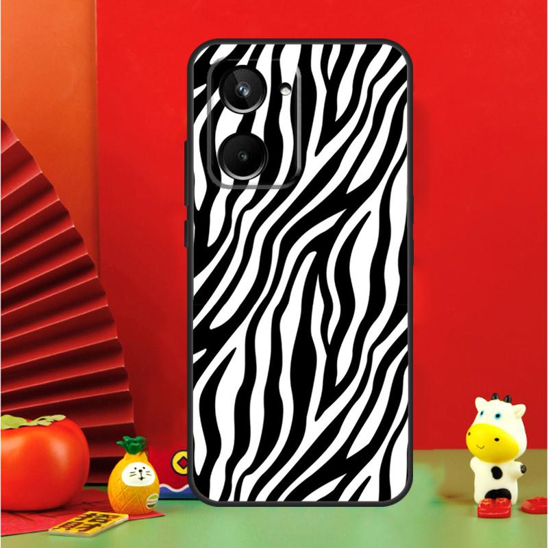 Zebra Stripe Print For Realme 15 Pro GT7 GT6 10 11 12 13 14 Pro Plus C67 C63 C61 C55 C51 C53 C35 C75 C65 Case