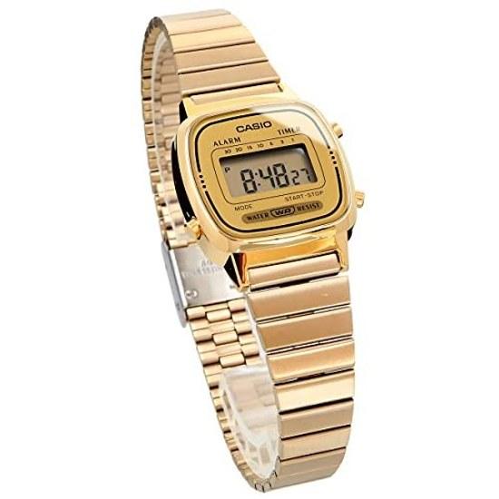 CASIO Wristwatch Ladies Digital Design LA670WGA-9 Gold Overseas Model