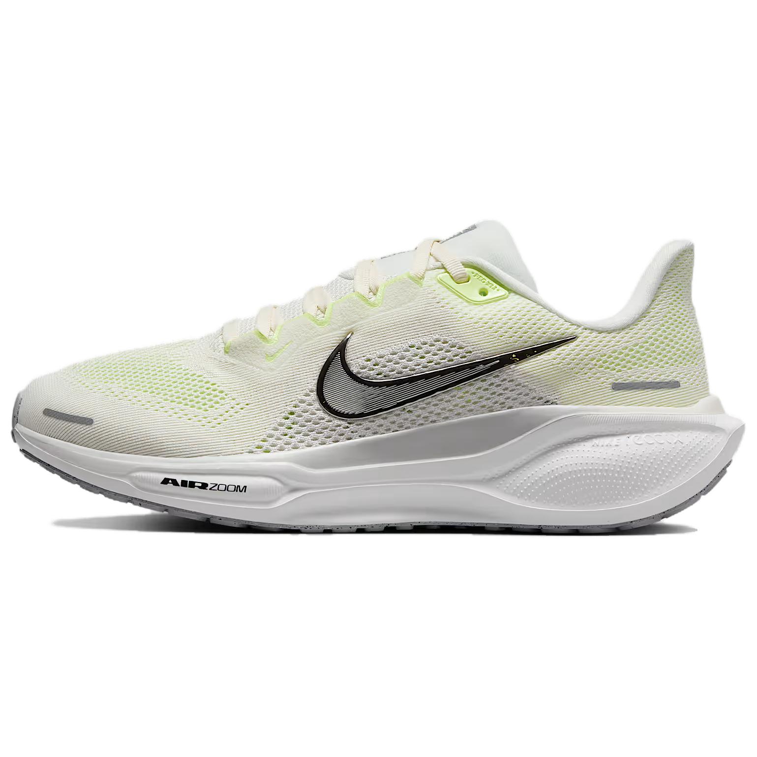 

Nike Zoom Pegasus 41 Универсальные Удобные Прочные Дышащие Отзывчивые Низкие Повседневные Кроссовки для Бега Женские кроссовки Светло-Желтый Зеленый FD2723114 36.5