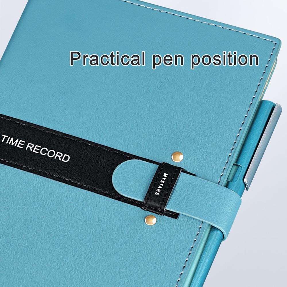 (Kostenlose Logogravur) B5-Business-Notizbuch mit Schnalle, Notizblock für Studenten, Tagebuch, Besprechungsprotokolle für die Arbeit, Notizbuch für Themen