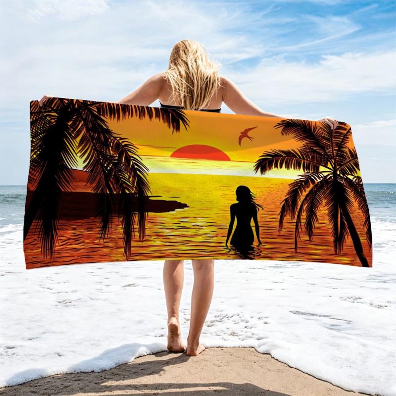 Ultra Absorbent Quick Dry Microfiber Beach Towel Pool Swim Spa Travel Lightweight Bath 70x140cm