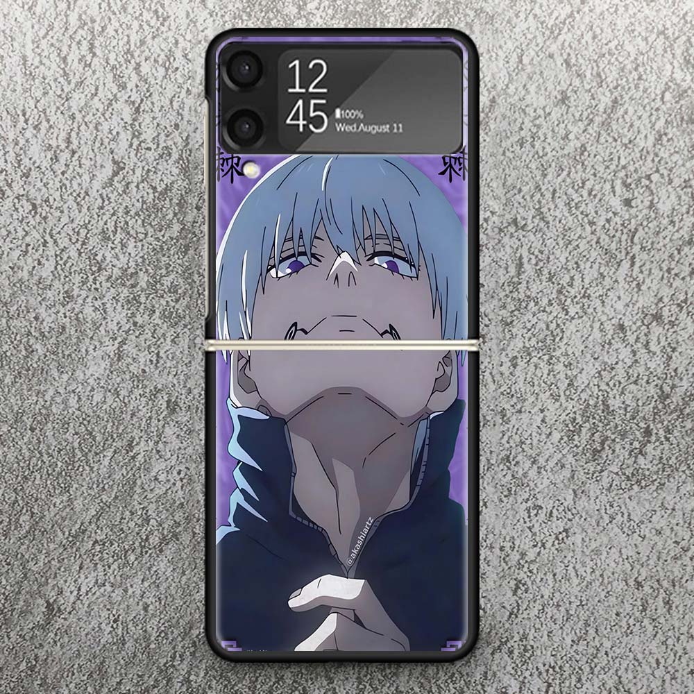 Kaisen J-Jujutsu Inumaki Toge Zflip7 Zflip6 Zflip5 Phone Case For Samsung Z Flip 7 6 4 5 3 Flip4 Flip5 Flip6 5G Cover Shell Fund