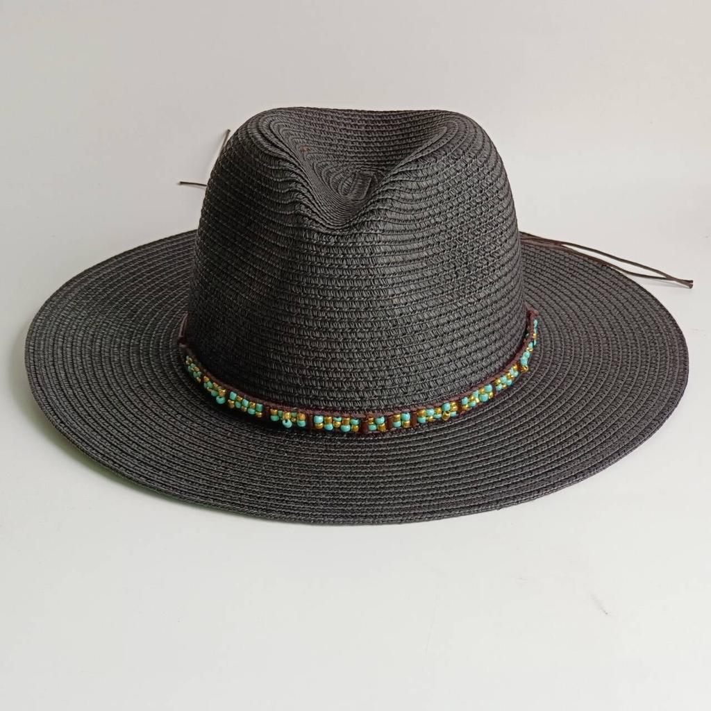 Summer Straw Hat Bohemian Shell Accessories Men and Women Straw Hat Sun Hat Candy Straw Hat Summer Hat  Chapeau