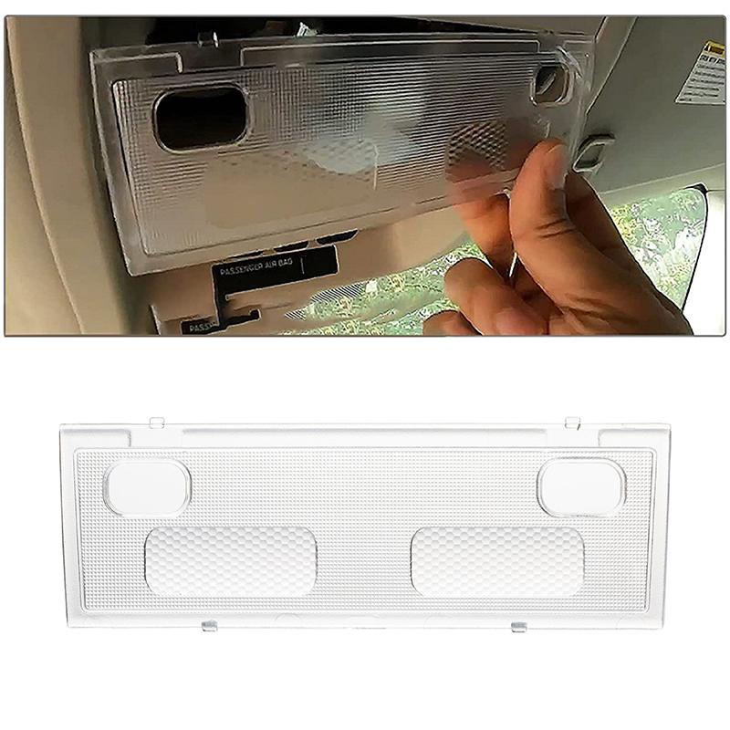 Car Indoor Dome Light Cover Transparent Caps for 07-14 Chevy Silverdo Sierra Tahoe Map Dome Light