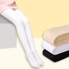 Girls' 800D Anti-Pilling White Dance Tights - Velvet-Enhanced, Thick Warm Base Layer for Autumn/Winter