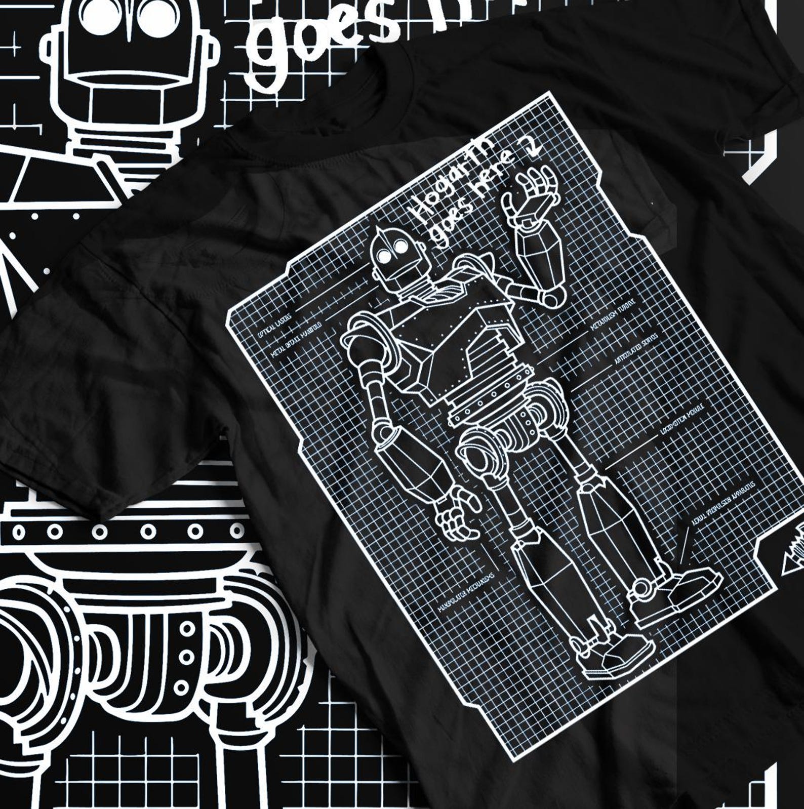 Unisex The Iron Giant Movie T-Shirt, Animated Film Shirt 2XL