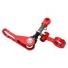 Quick Release Bike Seatpost Clamp Handle And Rear Frame Clip Aluminum Alloy for Brompton Folding Bike Anodize Red