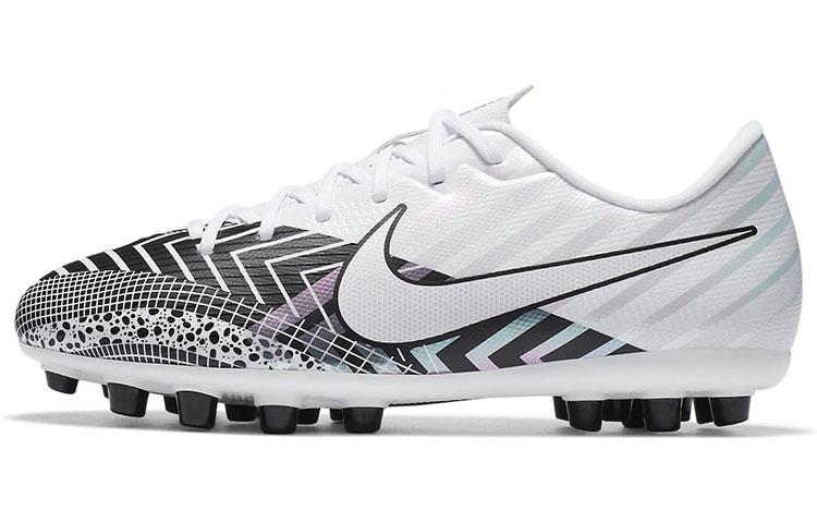 

Nike JR Vapor 13 Assassin 13 Academy MDS AG Slip Resistant Abrasion Resistant Low top Kids Soccer Shoes White Kids CK0130-110 32