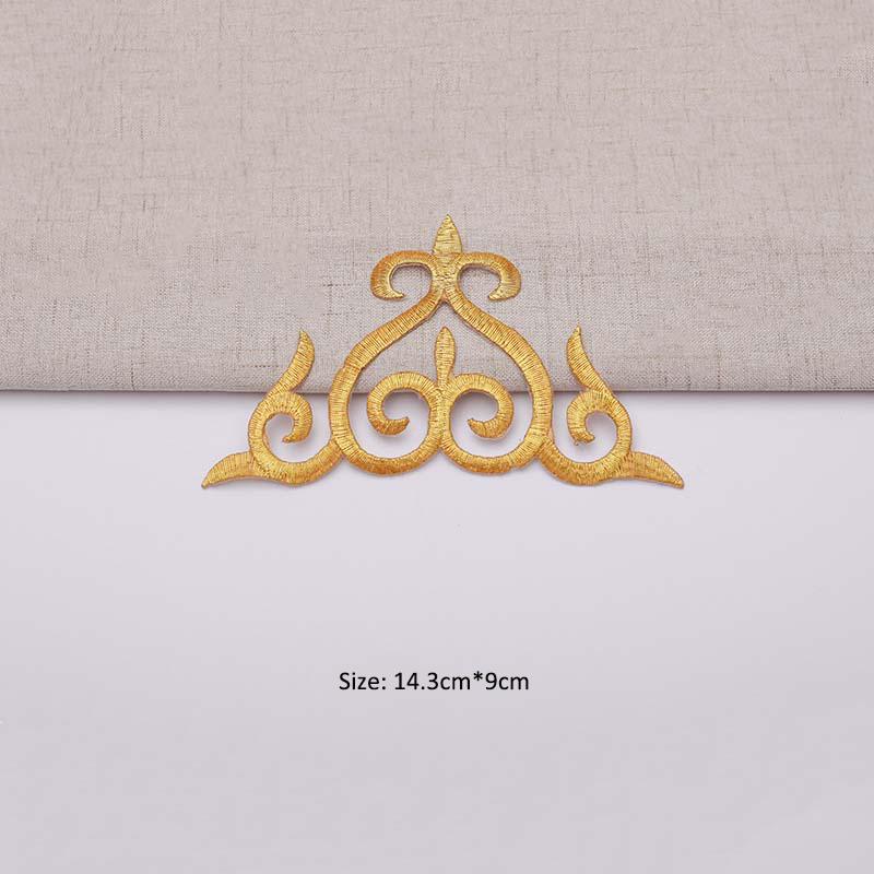 Diy Garment Decorative Hotfix Accessories Patch Sticker Embroidery Costume Dress Bag Hat Edge Embellished Iron-on Applique Patch