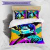 Elvis 3-teiliges Bettwäsche-Set Bettbezug Verschluss Enthält 1 Bettbezug & 2 Kissenbezüge für Alle Jahreszeiten Schlafzimmer Zuhause Wohnheim Dekor