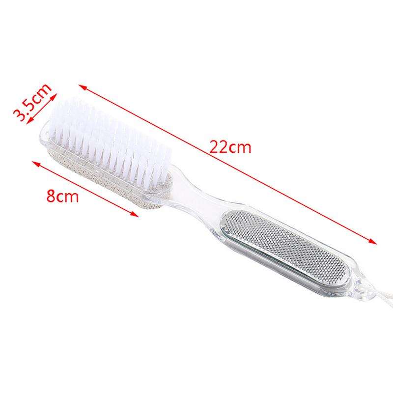 Wood Pumice Stone Foot Massage Brush Feet Exfoliating Remover Scrubber Tool Body Brush Massage Brush Foot Care