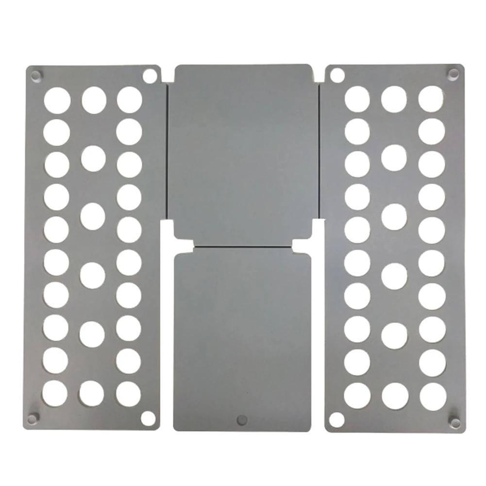 

Plastic Clothes Folding Board Durable Kids Shirt Folder Easy and Fast Shirt Folding Board Home Storage Tool for Kid Children світло-сірого кольору