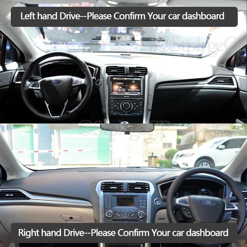 Dashboard Cover Sunshade Dashmat Protect Carpet Dash Accessories 2015 2016 2017 2018 for Ford Mondeo MK5 2014~2019 Anti-Slip Mat