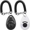 Dog Clicker, Training Clicker with Wrist Strap, Clicker with Large Button, Dog Training and Dog Training for Dog, Cat, Horse (Pack of 2)