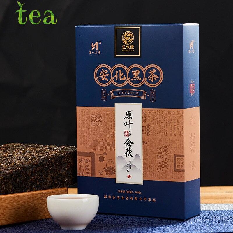 

Темный чай Аньхуа 2019 г. Хунань Темный чай Фу Чай с прессованным чаем Gloden Flower 1000г