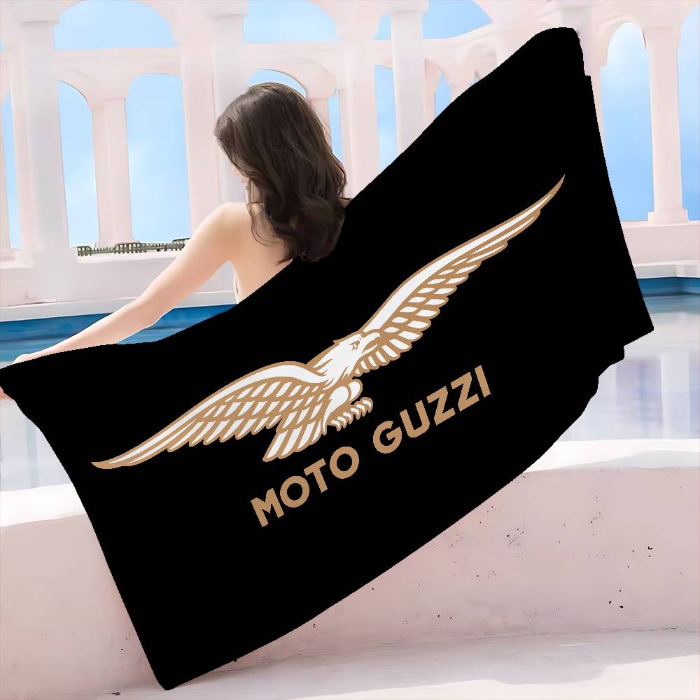 M-Moto G-Guzzi Microfiber Blanket Quick Drying Beach Towels Oversized Printing Super Absorbent Pool Towel Blanket