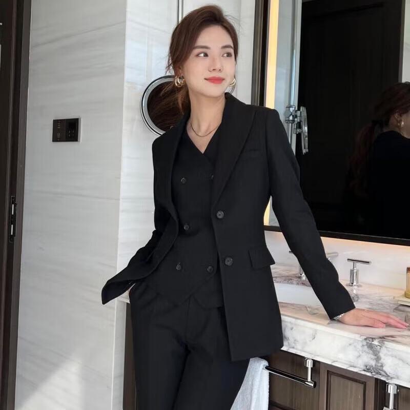 Women s Autumn/Winter Professional Suit 3-Piece Set