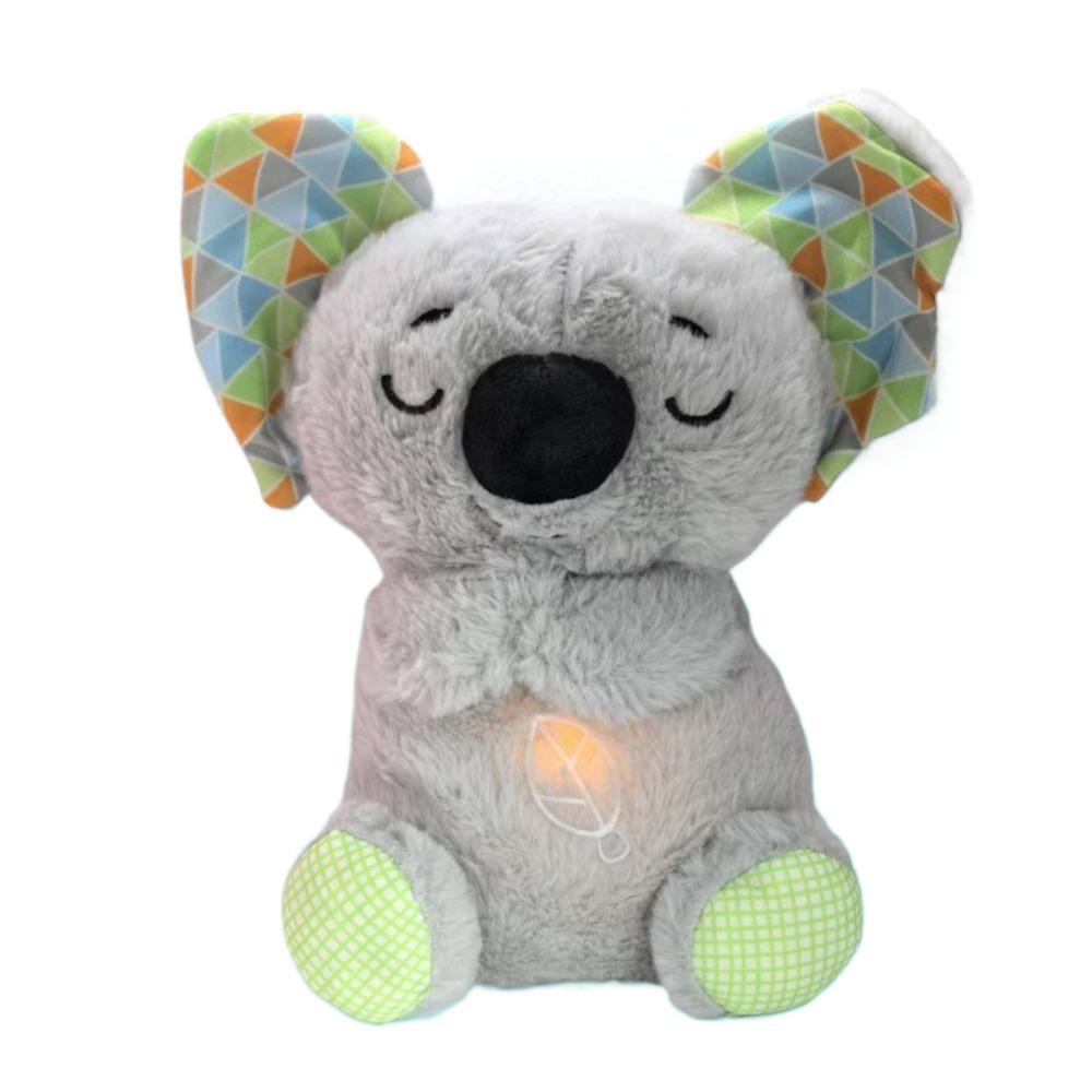 Elephant Soothing Plush Toy Capybara Sound Sleeping Doll Baby Breath Koala Toy Newborn Toddler