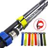 10Pcs Fishing Rod Holder Tie Wear-Resistant & Waterproof Strap for Fishing Rope Enthusiasts Use Random Color