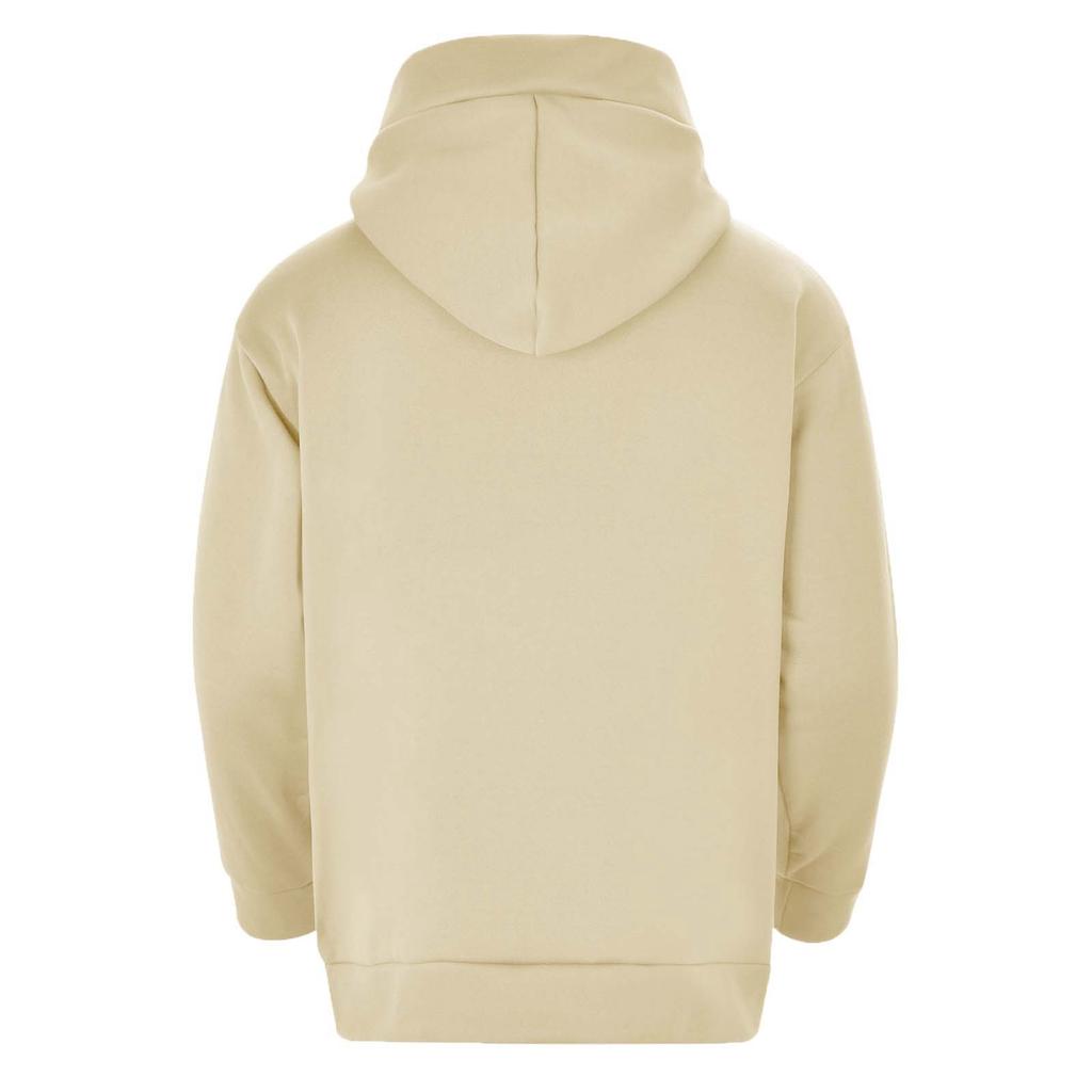 Men's Fashion Solid Color Long Sleeved Hooded Pullover With Pockets Casual Adult Sweatshirt Top