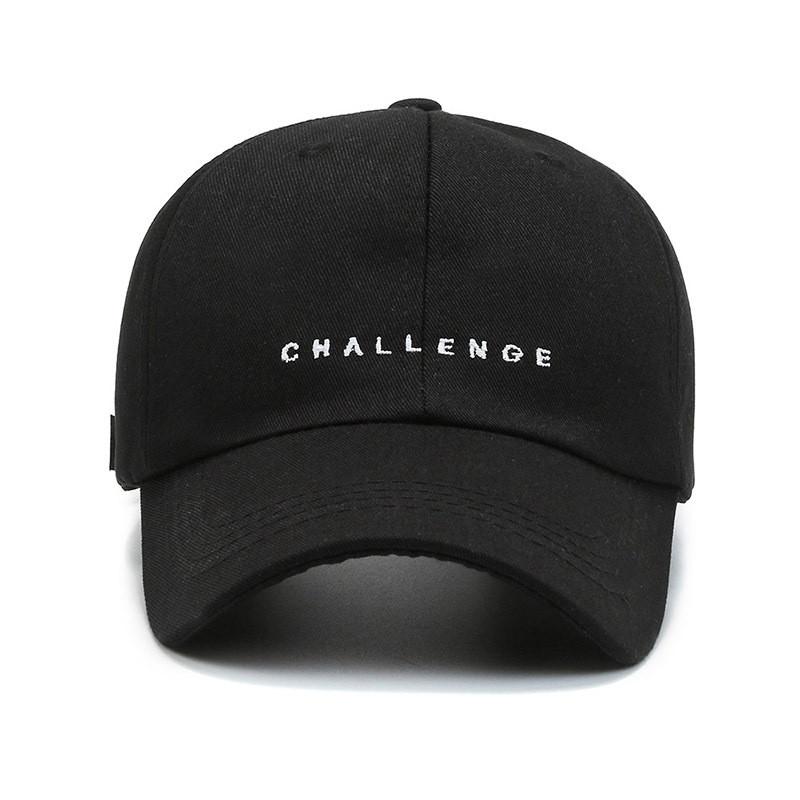 Embroidered Challenge Letter Duckcap Hat Shade Couples Outdoor Sports Breathable