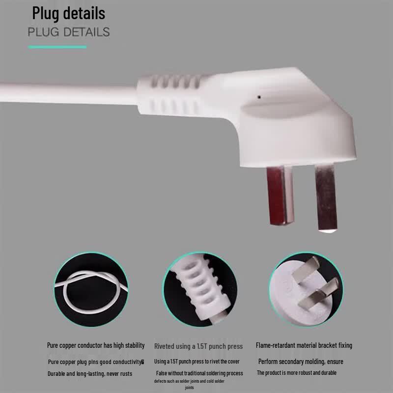 Muwen 10-Meter Power Strip with Overload Protection