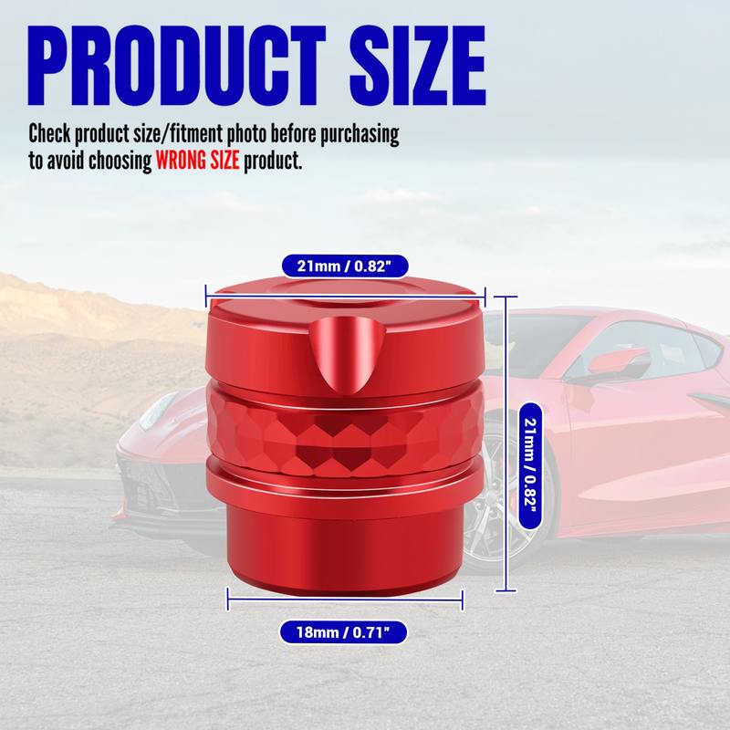 Car Radio Volume Control Knob  Red Black Silver For CHEVROLET Corvette Stingray Z06 E-Ray C8 Coupe     2025