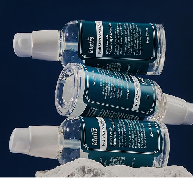 K-Beauty Starter Set for Sensitive Skin – Klairs Basic & Best Trio (Unscented)