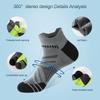 1 Pair Ankle Compression Sock for Men, Low Cut Compression Running Sock with Ankle Support