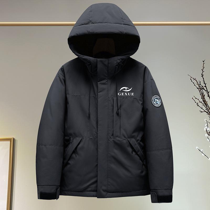 New women's jacket autumn and winter down cotton clothes single punch jacket men and women couple casual outdoor hiking jacket