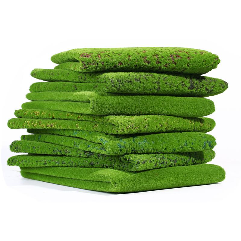 Artificial Plants Turf Moss Carpet Wall Turf Fake Green Grass Mat Decor For Home Floor Wedding Outdoor Garden Micro Landscape