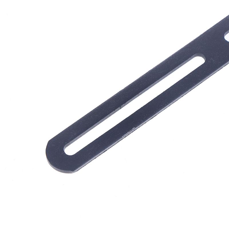 1 Stück Edelstahl Winkelverbinder Schwarz/Silber Verdickt 180 Grad Flacher Befestigungswinkel Verbinder Möbelhalter