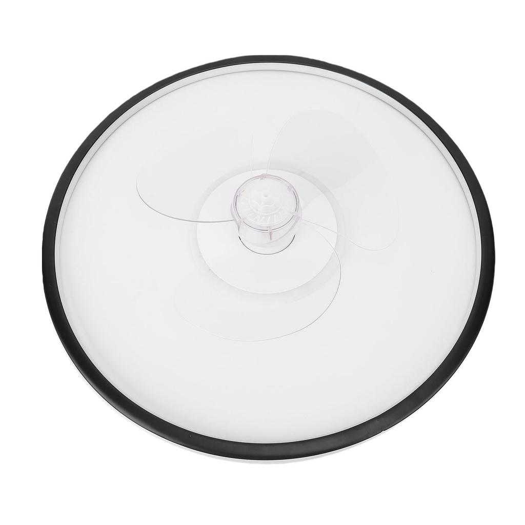 LED Ceiling Light with Fan 19.6 Inch 3000K to 6000K Dimmable 6 Speeds Modern Round Ceiling Fan Light with Remote for Bedroom Kitchen