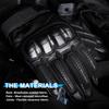 Gloves Touch Screen PU Leather Outdoor Cycling Sport Hiking Camping Hunting Shooting Bicycle Motorcycle Protective Gear