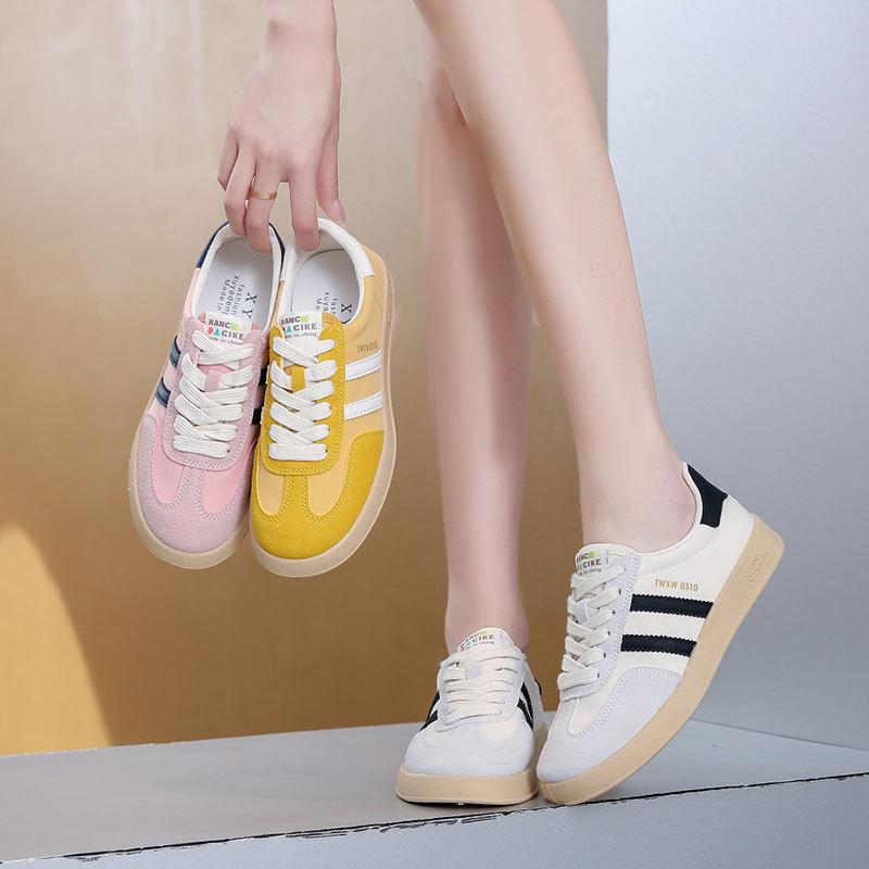 Forrest Gump Training Shoes Women's Little White Shoes 2025 New Size 41 Thin Breathable Shoes Sports and Leisure Shoes Women's Shoes Color Matching