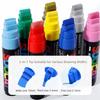 8MM/15MM Line Width Acrylic Marker Pen Large Capacity Wide Head Marker Pen POP Pens  Drawing